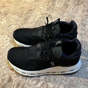 On Running Black and White Sneakers